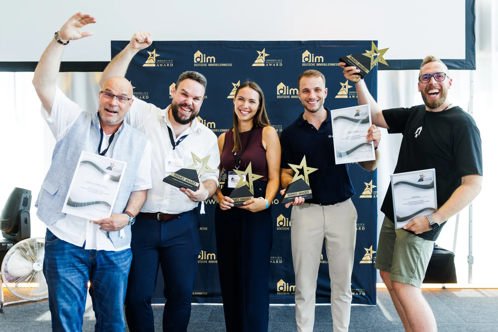 Preisträger des Immo Awards auf der Deutschen Immobilienmesse